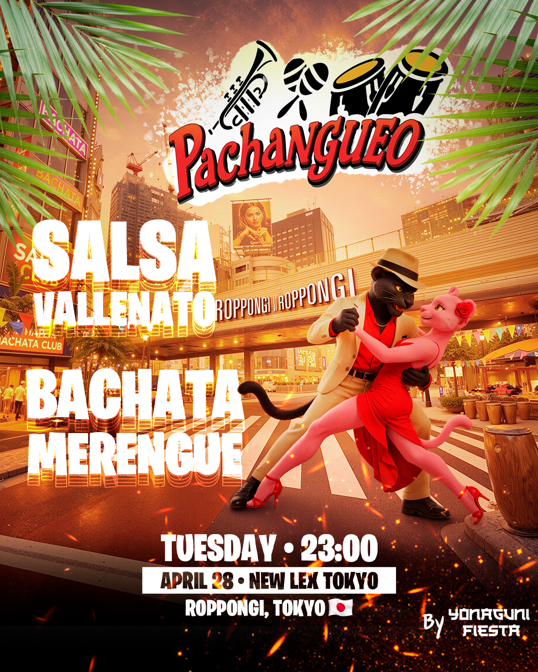 Tokyo - Tuesday, April 28th - New Lex Tokyo - pachangueo